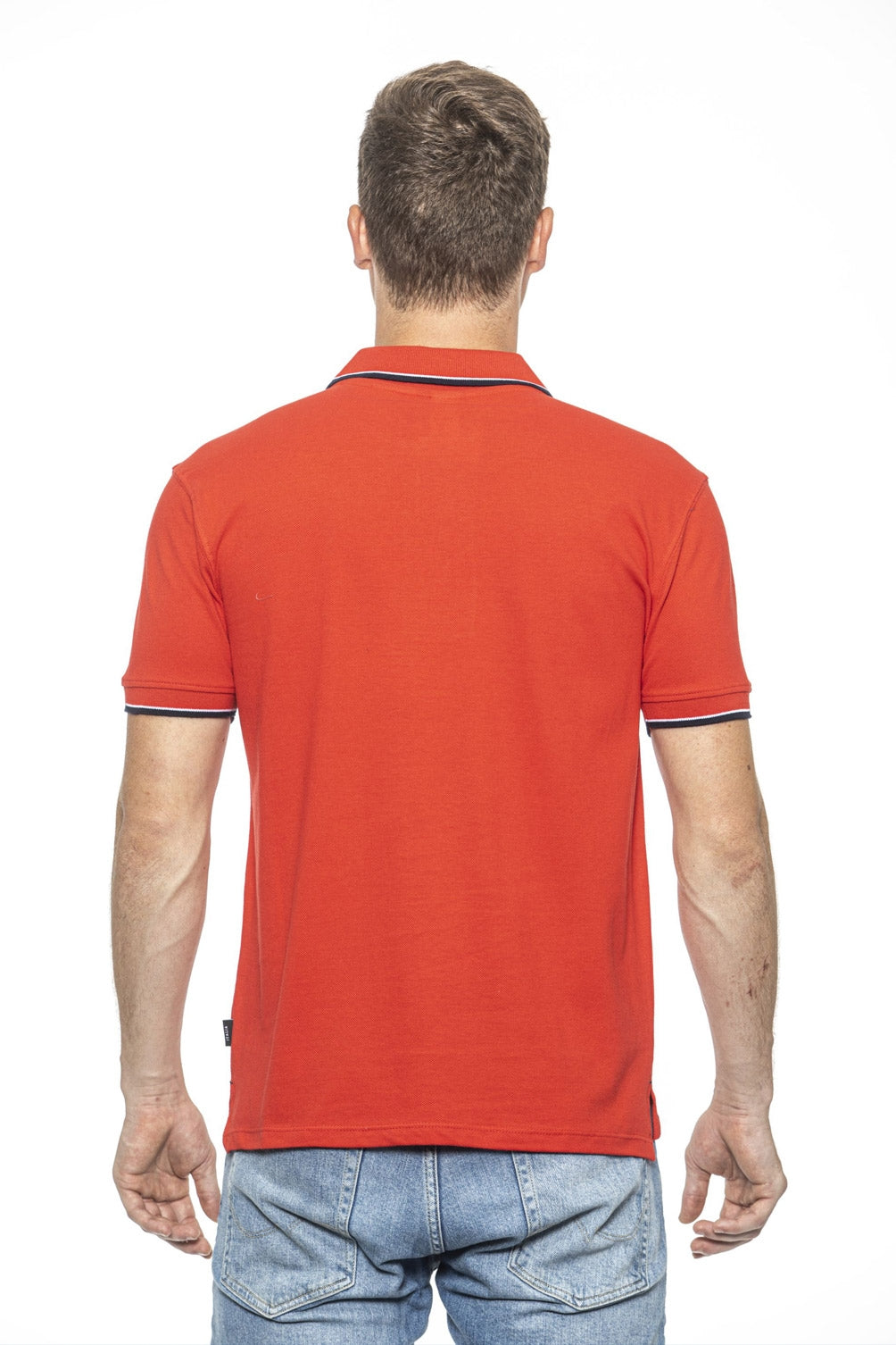 19V69 Italia Polo para hombre rojo COSTINA RED