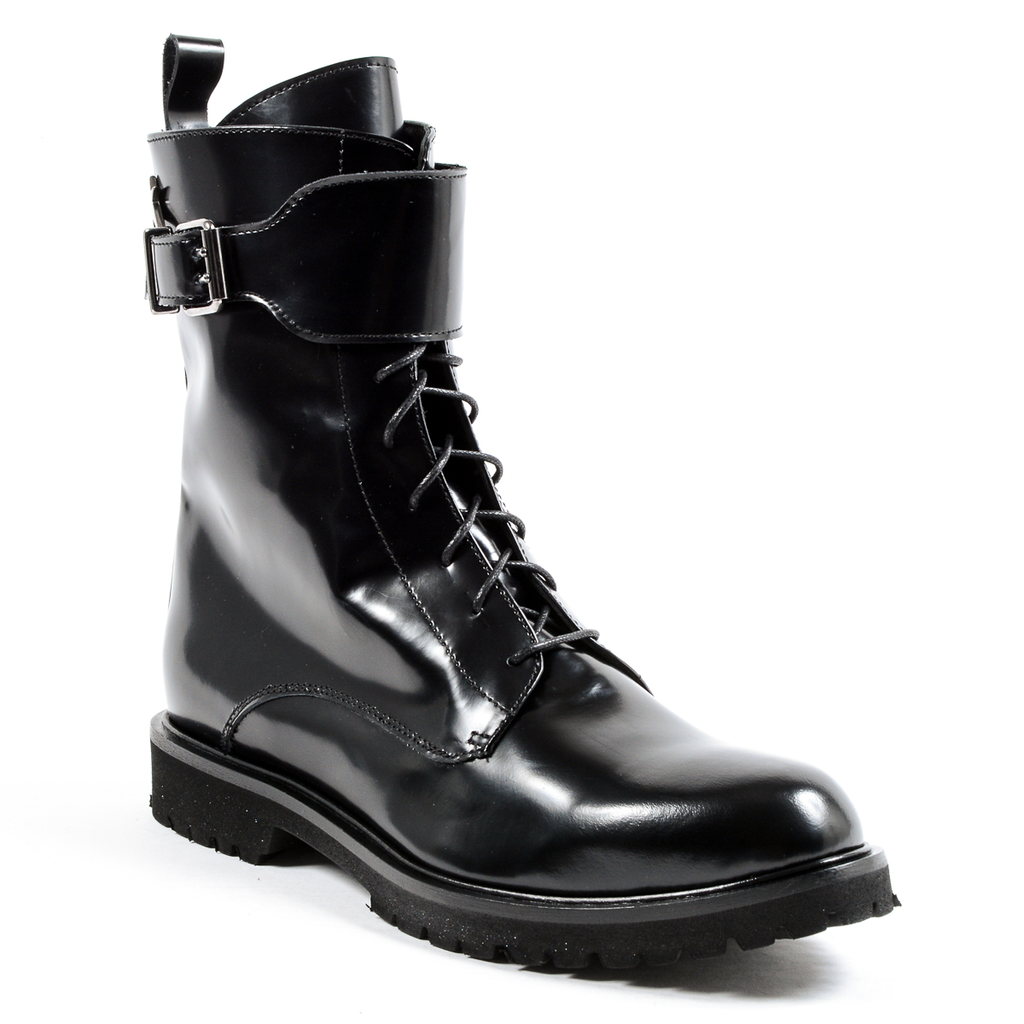 Andrew Charles Womens Short Boot Black ASHLEE