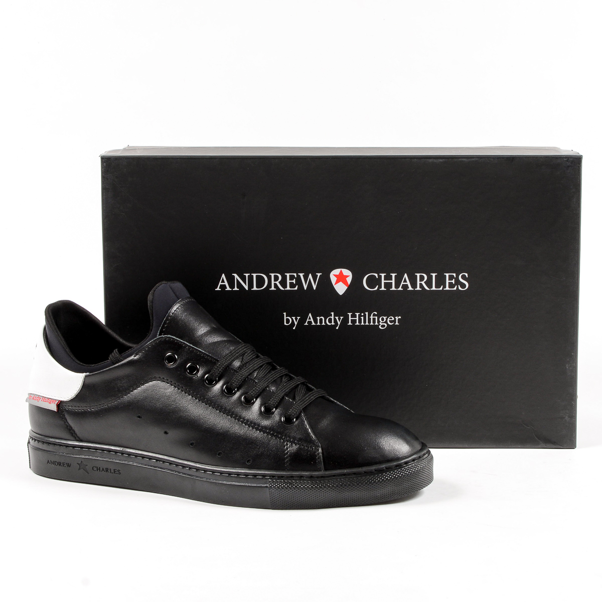 Andrew Charles Mens Sneaker Black KANIE