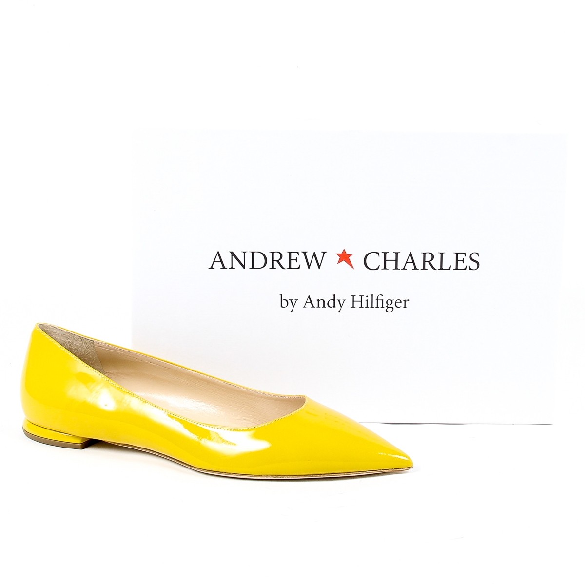Andrew Charles Womens Ballerina Yellow SONIA