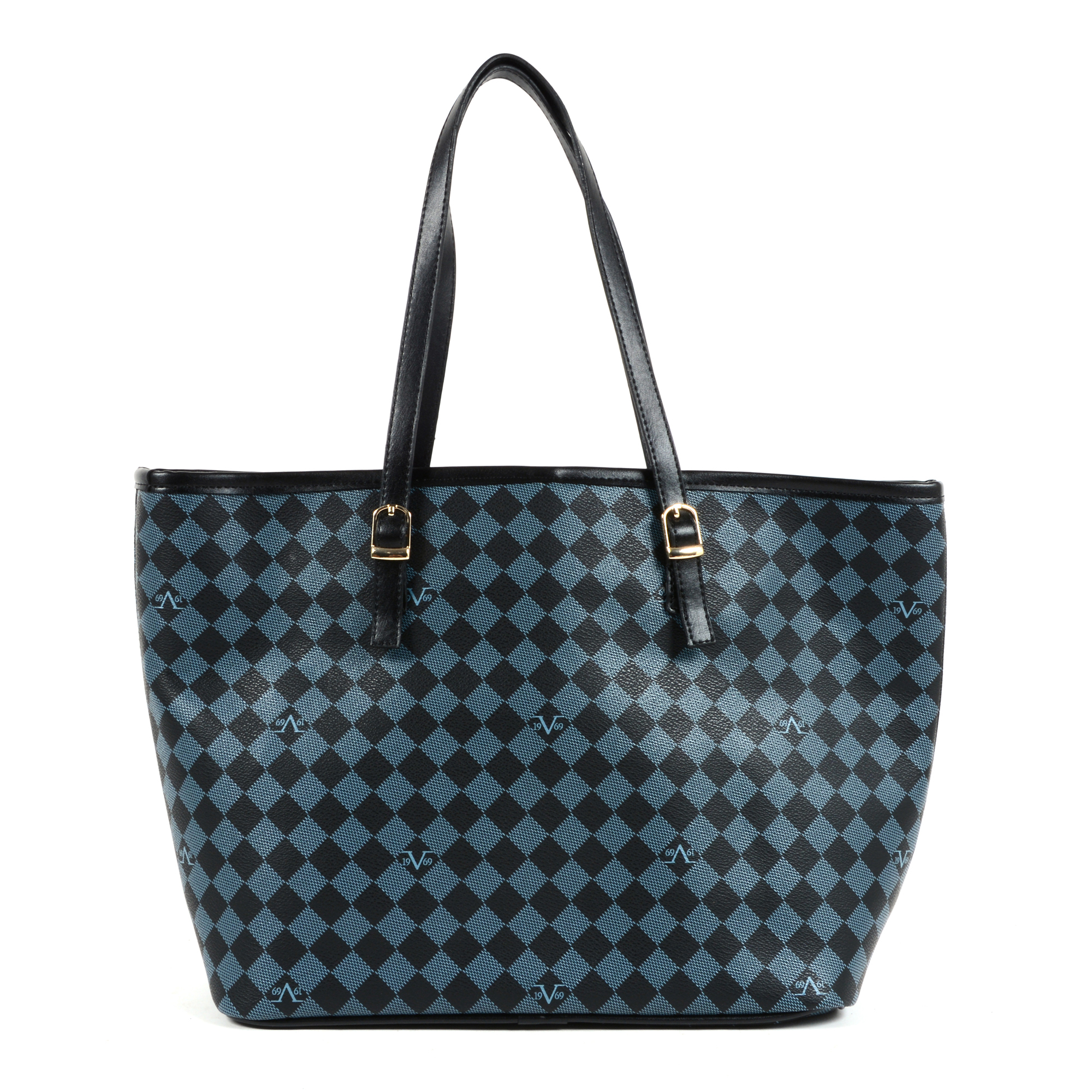 V 1969 Italia Womens Handbag Blue MANILA