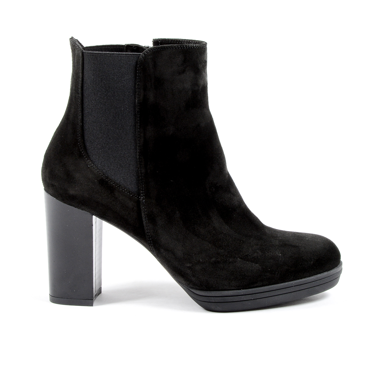 V 1969 Italia - Botines de tacón para mujer, color negro, MADELYN