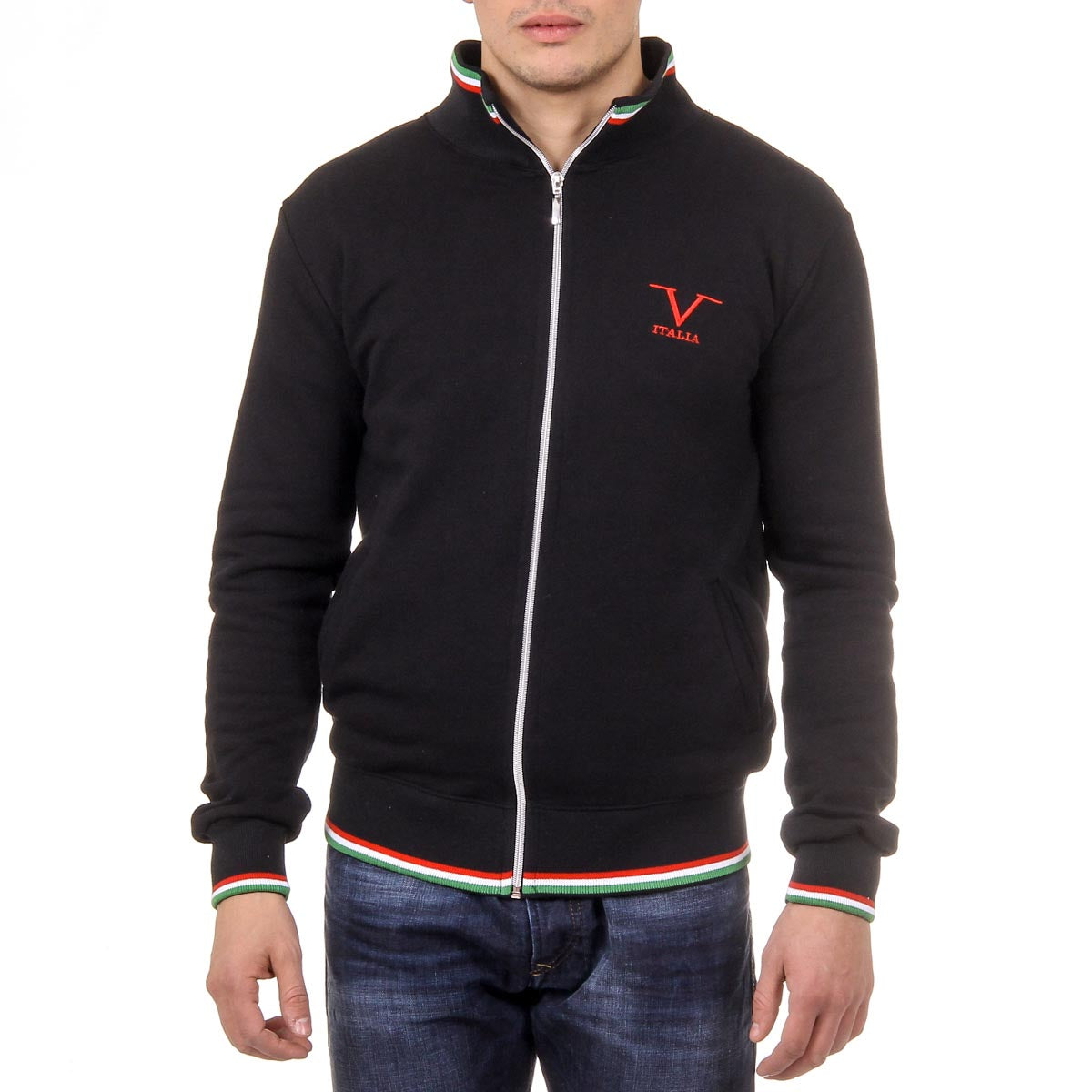Suéter para hombre V 1969 Italia ART. 4470 NEGRO
