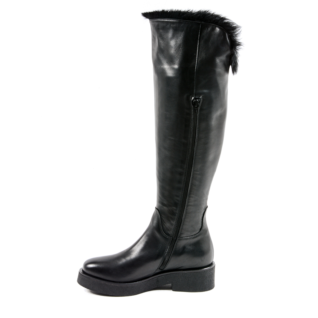 Andrew Charles Womens High Boot Black SUZI