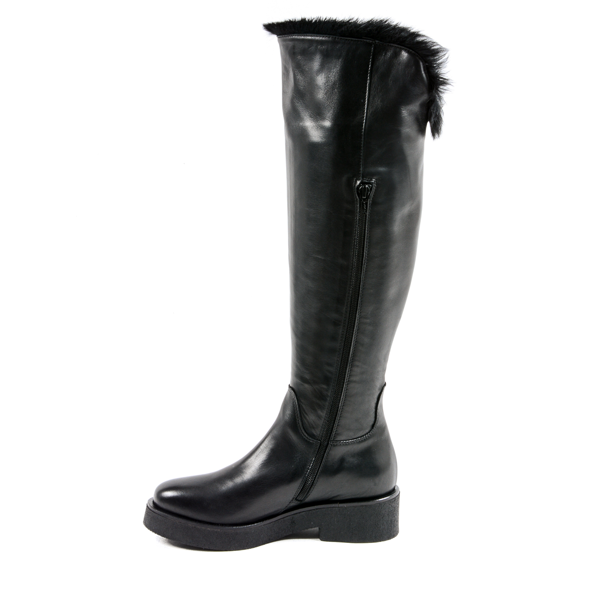 Andrew Charles Womens High Boot Black SUZI
