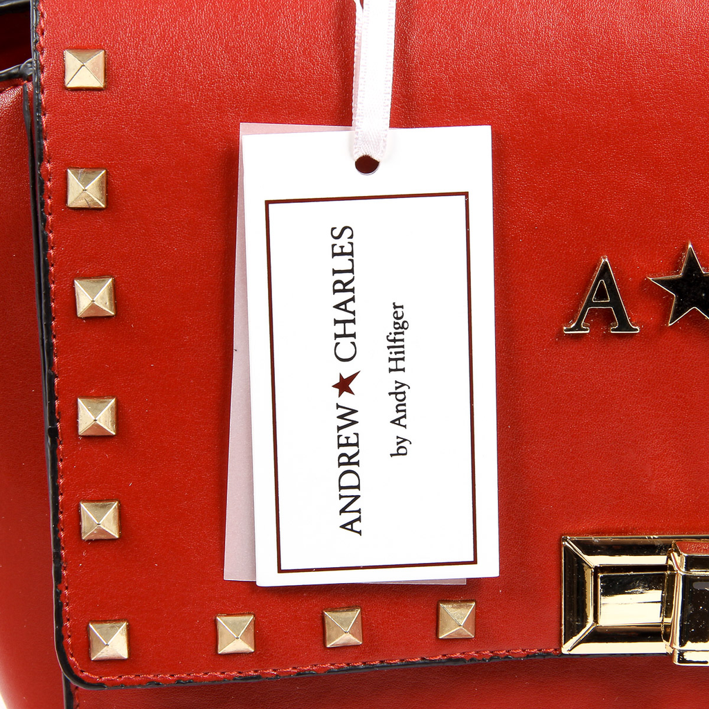 Bolso de mano Andrew Charles para mujer, color rojo, JAIME
