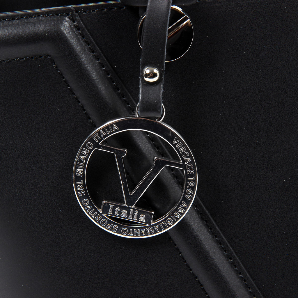 Bolso de mano para mujer V 1969 Italia V008-S RUGA NERO