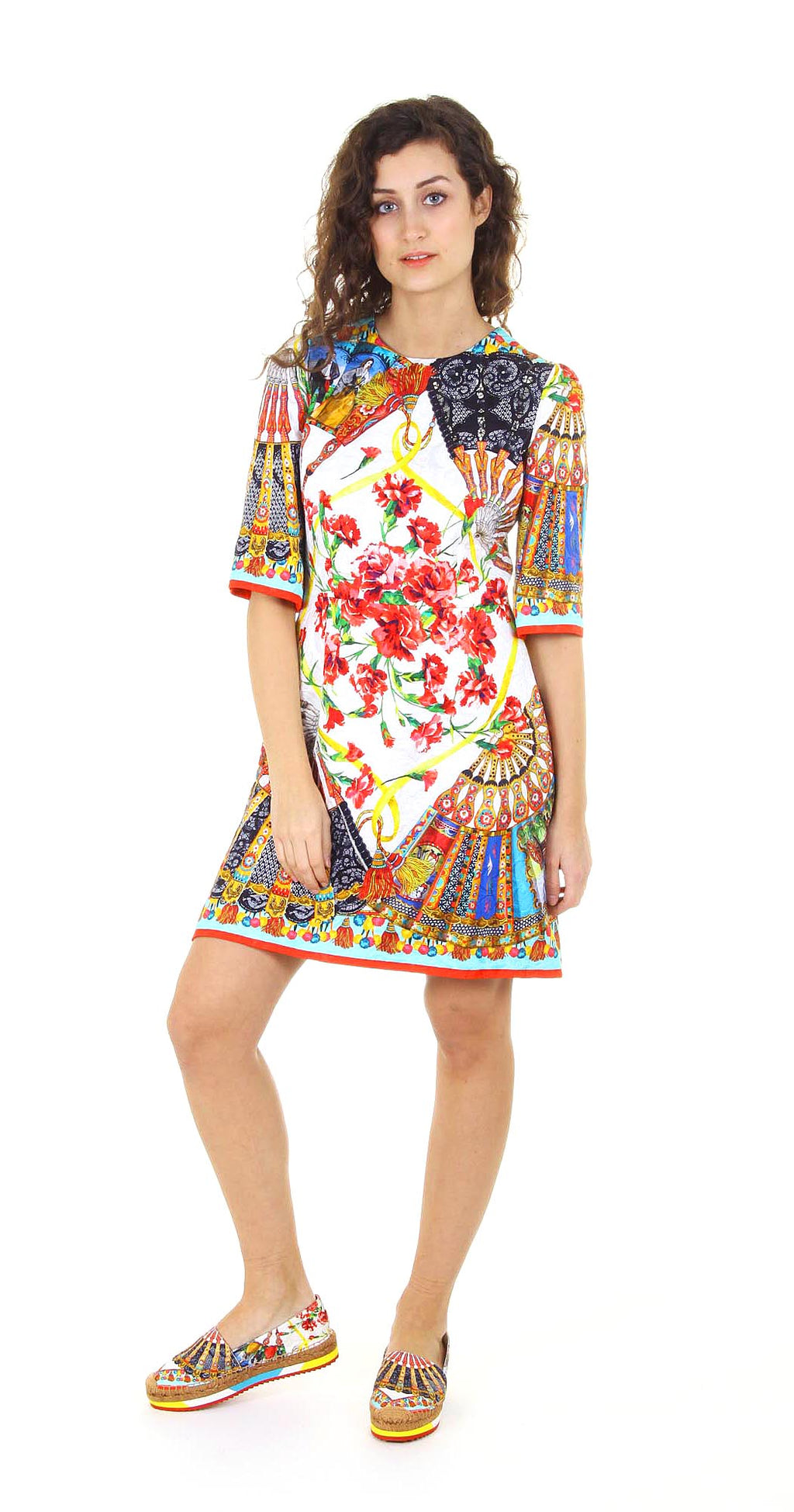 Dolce & Gabbana Carretto Siciliano vestido de mujer F6OS8T FPMQL X0800