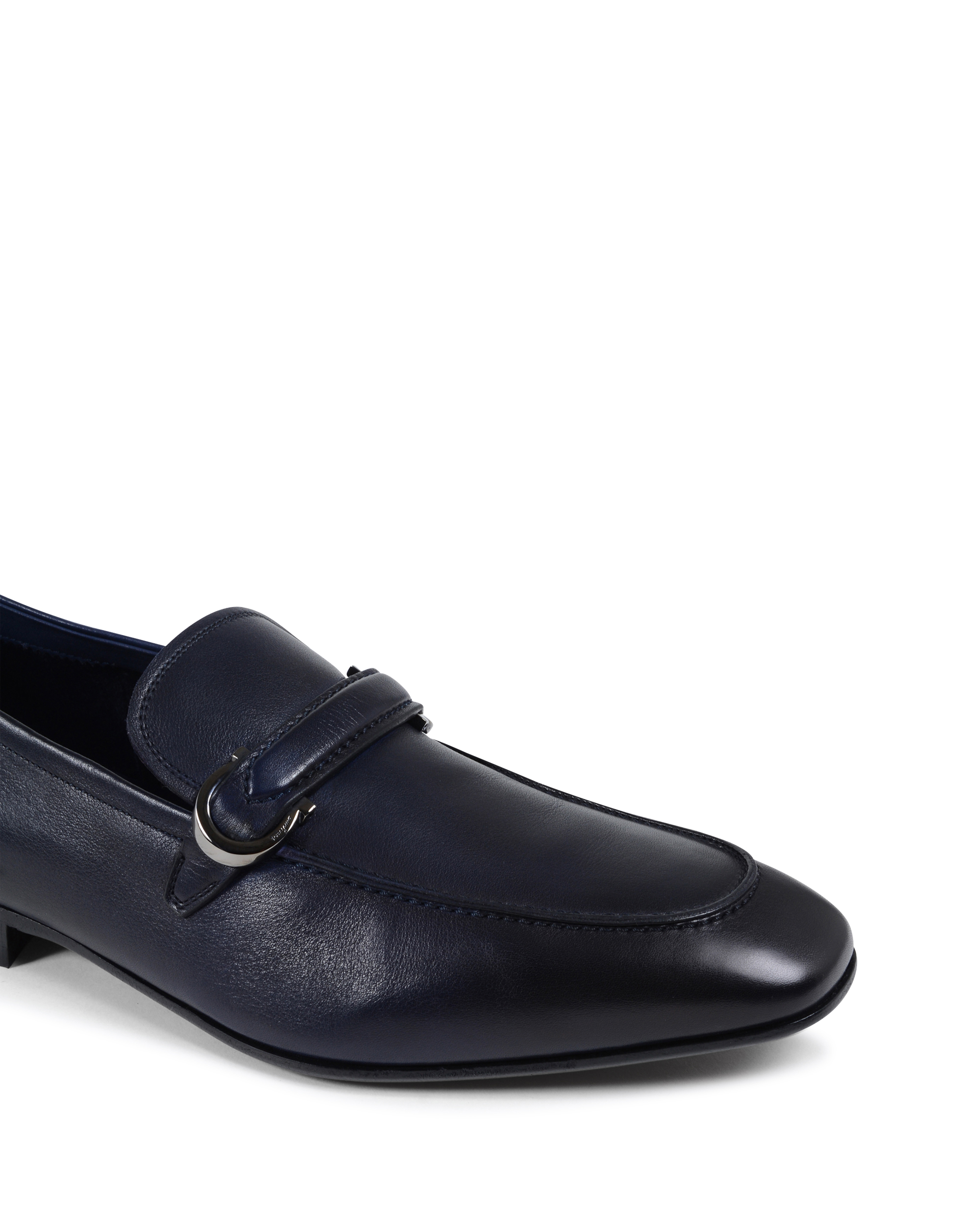 Mocasines Salvatore Ferragamo para hombre azul marino CARLO