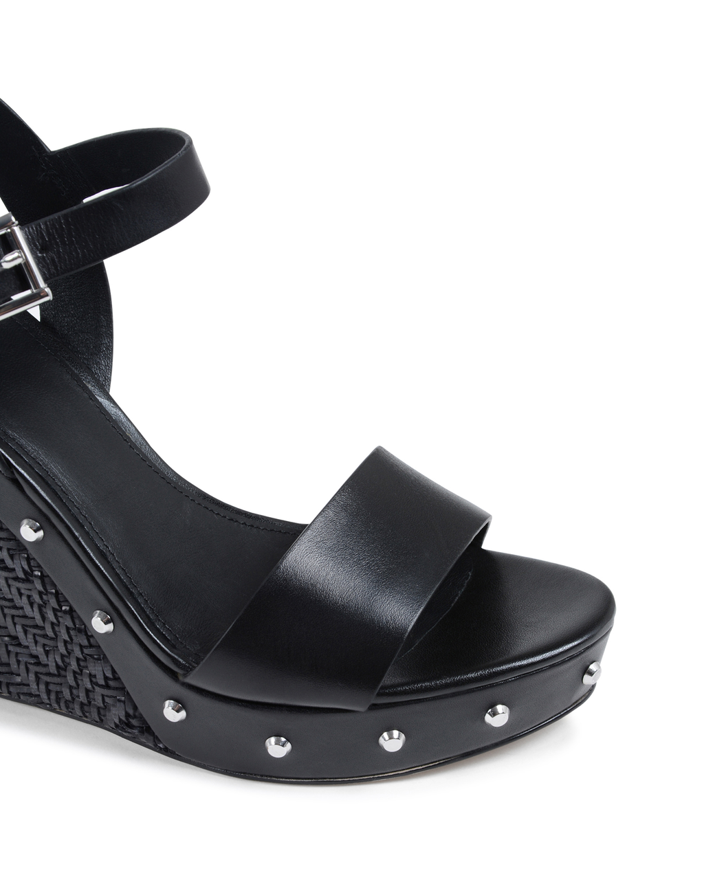 Sandalias de cuña para mujer Michael Kors negras ELLEN