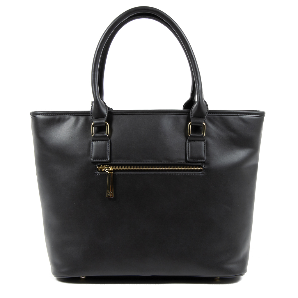 Bolso de mano para mujer V 1969 Italia AGATA negro
