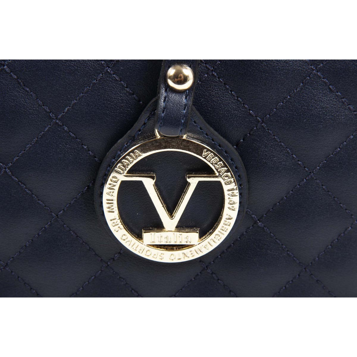 Bolso de mano para mujer V 1969 Italia VE03 AZUL MARINO