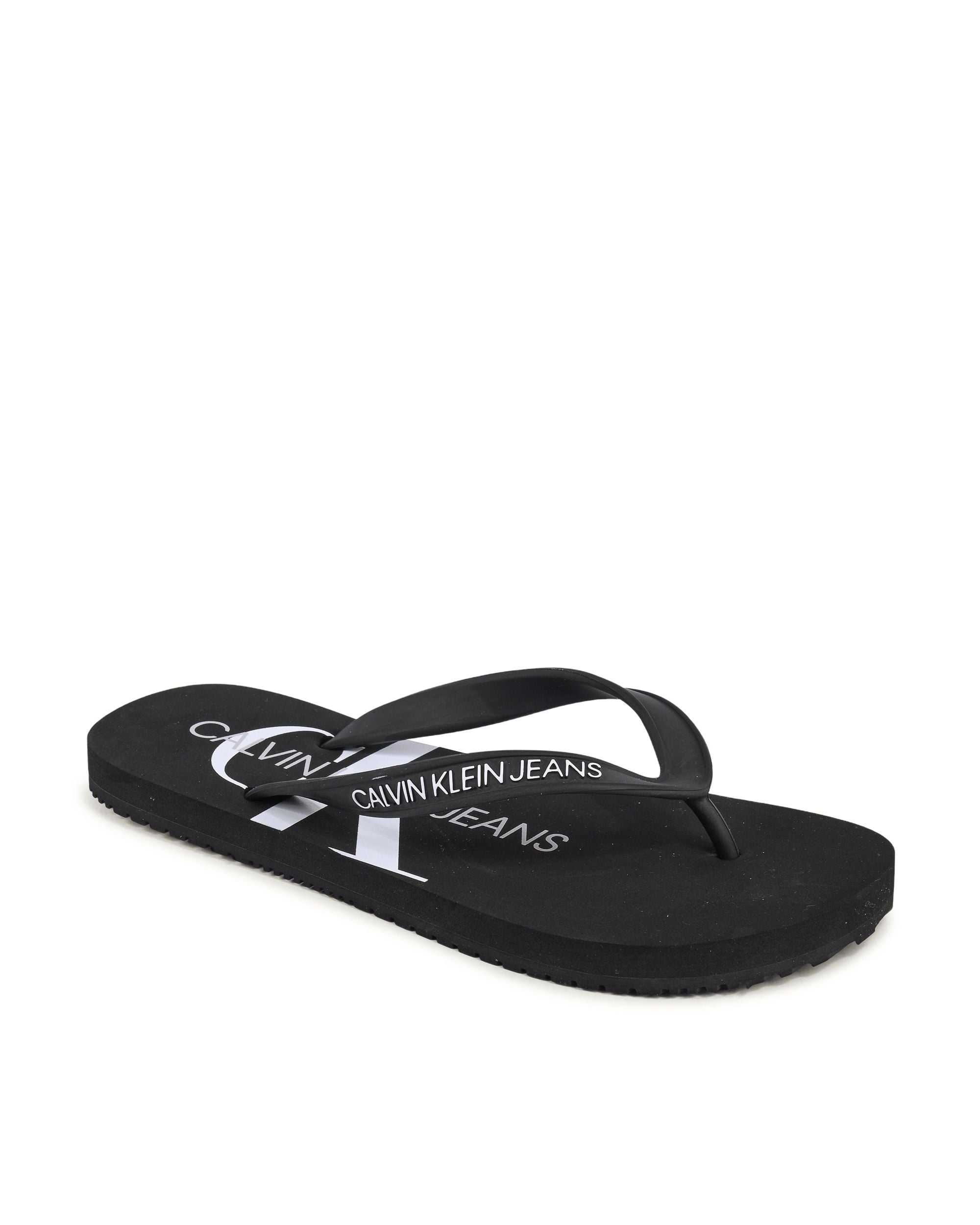 Chanclas Calvin Klein para mujer negras YW0YW00098BDS