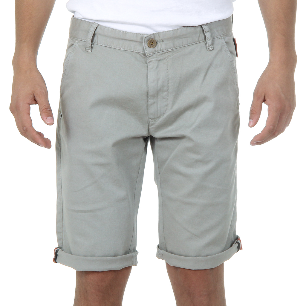Pantalones cortos Andrew Charles para hombre gris claro SADECK
