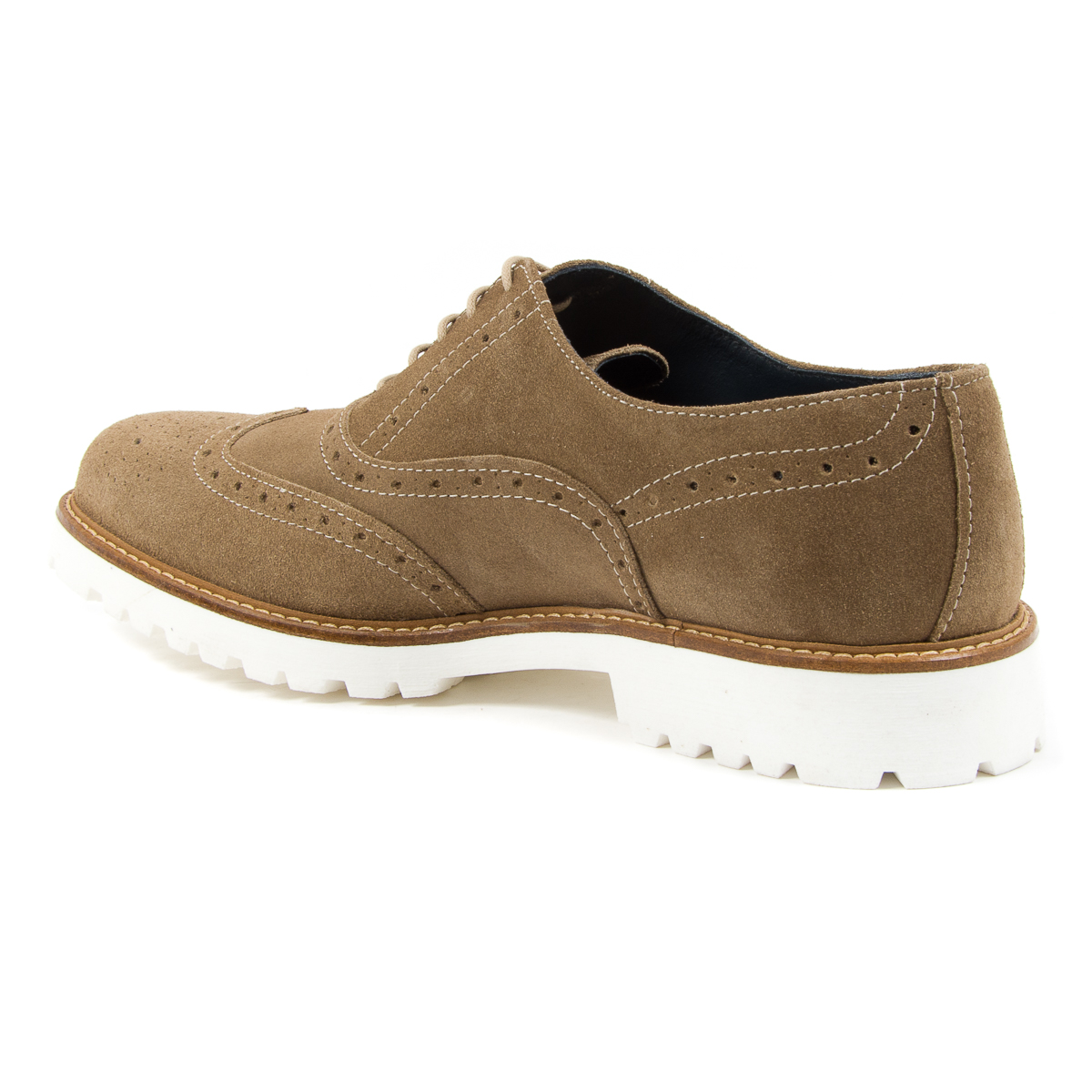 Andrew Charles - Zapatos brogue para hombre color topo LUIS