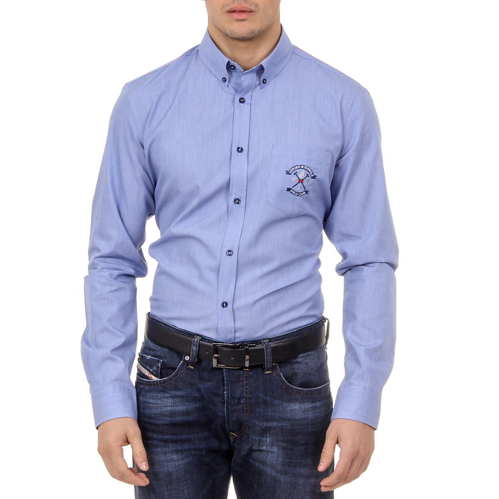 Ufford & Suffolk Polo Club Camisa Hombre USC02 B1 BLUETTE