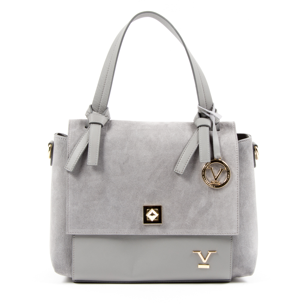 V 1969 Italia Womens Handbag Grey HOUSTON