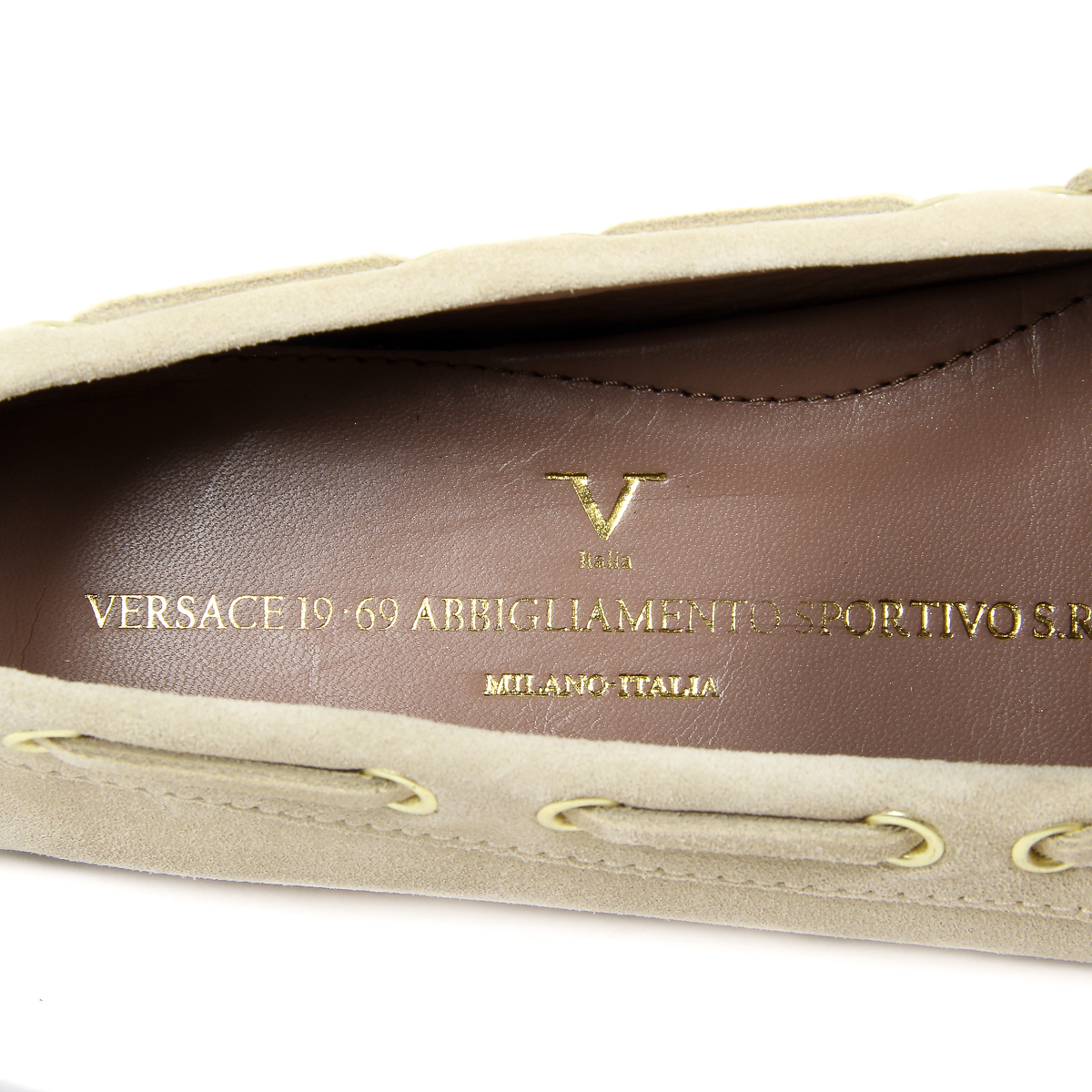 Mocasín para mujer V 1969 Italia Beige TORINO