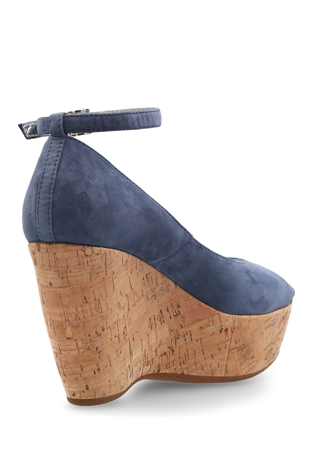 Sandalia de cuña Hogan para mujer, color azul, HXW2000I440CR0U822