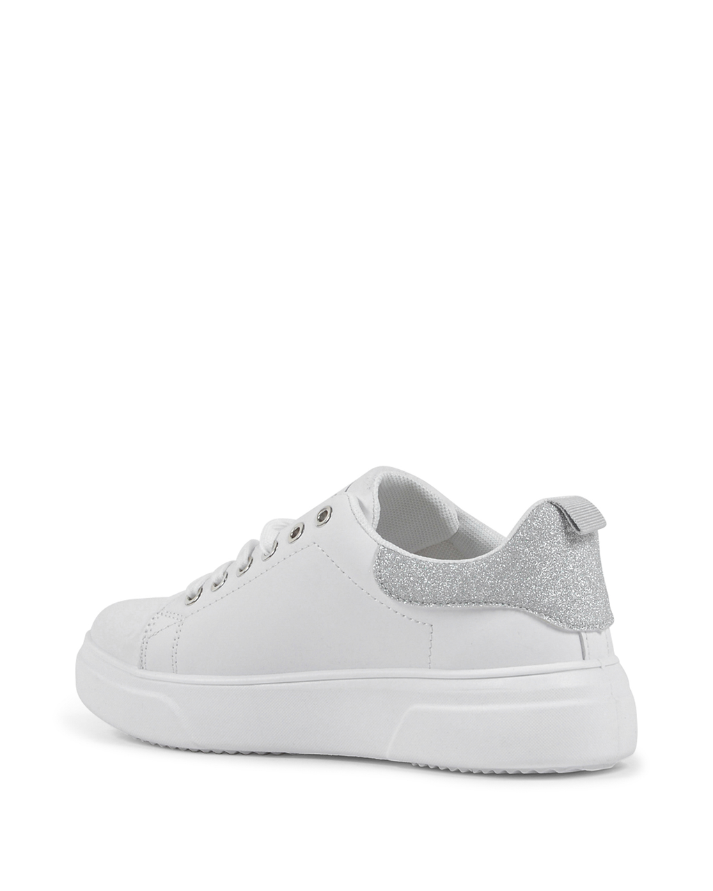 19V69 Italia Zapatillas de mujer V853 BIANCO ARGENTO