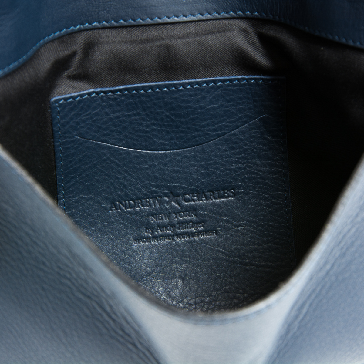 Bolso de mano Andrew Charles para mujer azul CORY