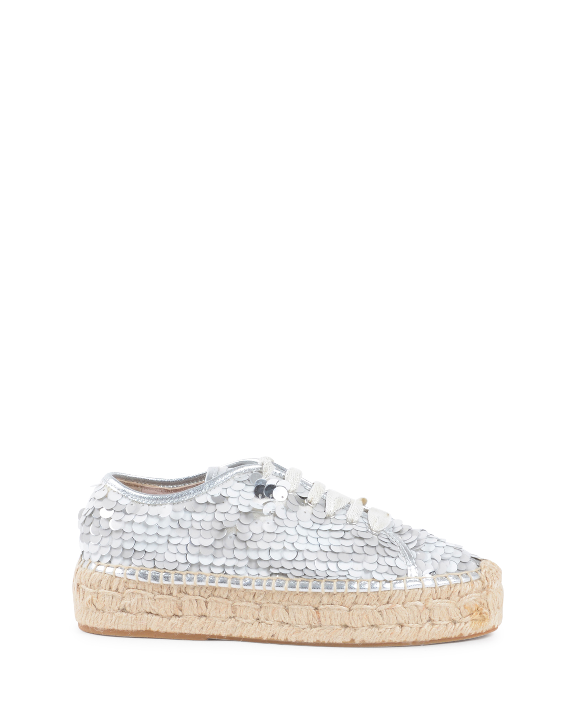 Premiata Womens Espadrille Silver M4708A SILVER