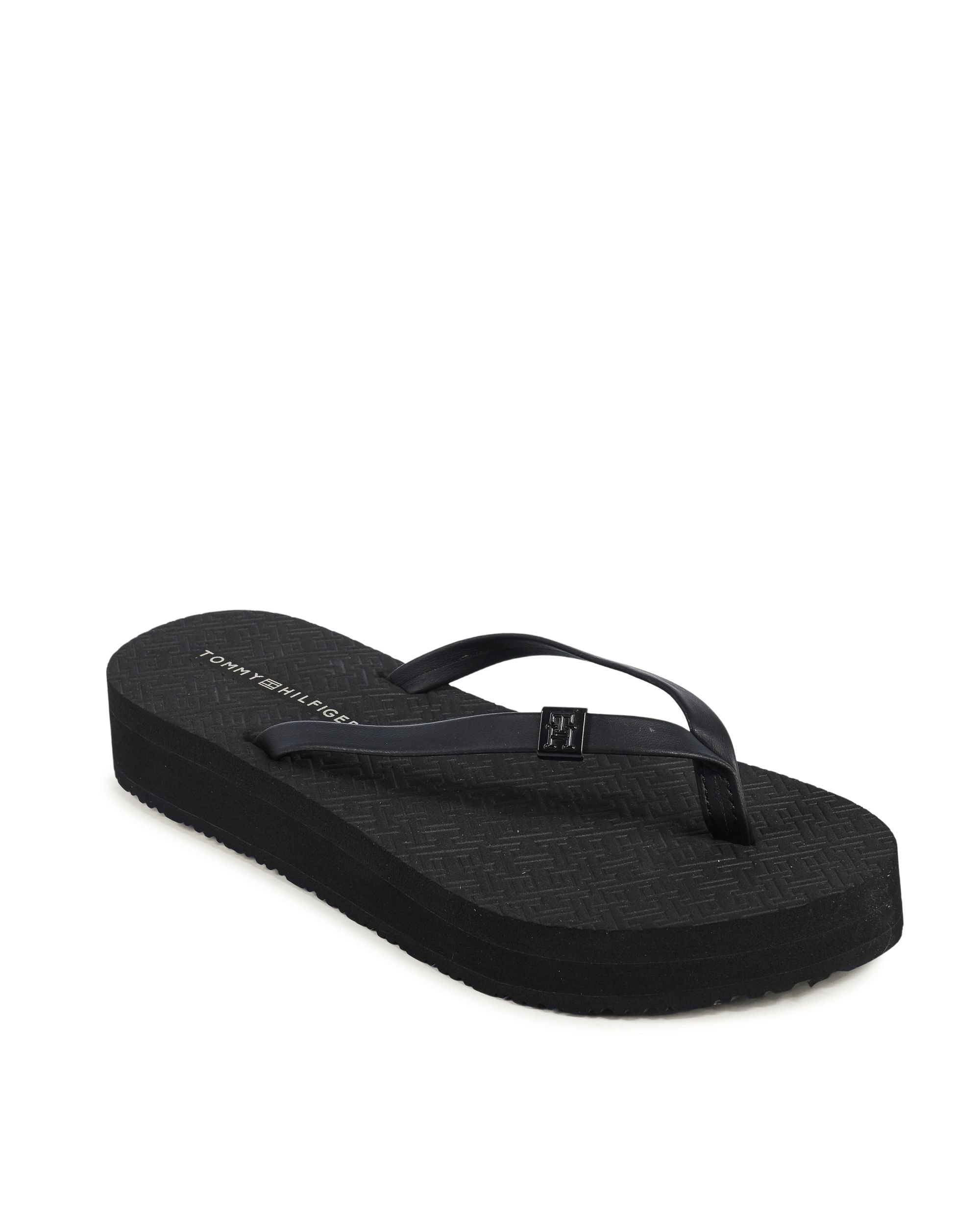 Chanclas Tommy Hilfiger para mujer negras FW0FW07854BDS