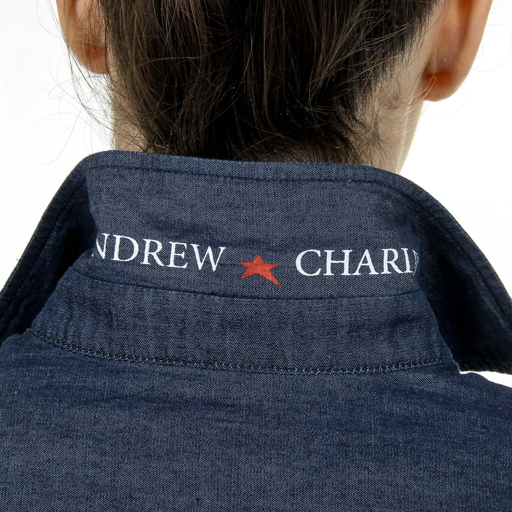 Camisa vaquera de manga larga para mujer de Andrew Charles CAMILIA