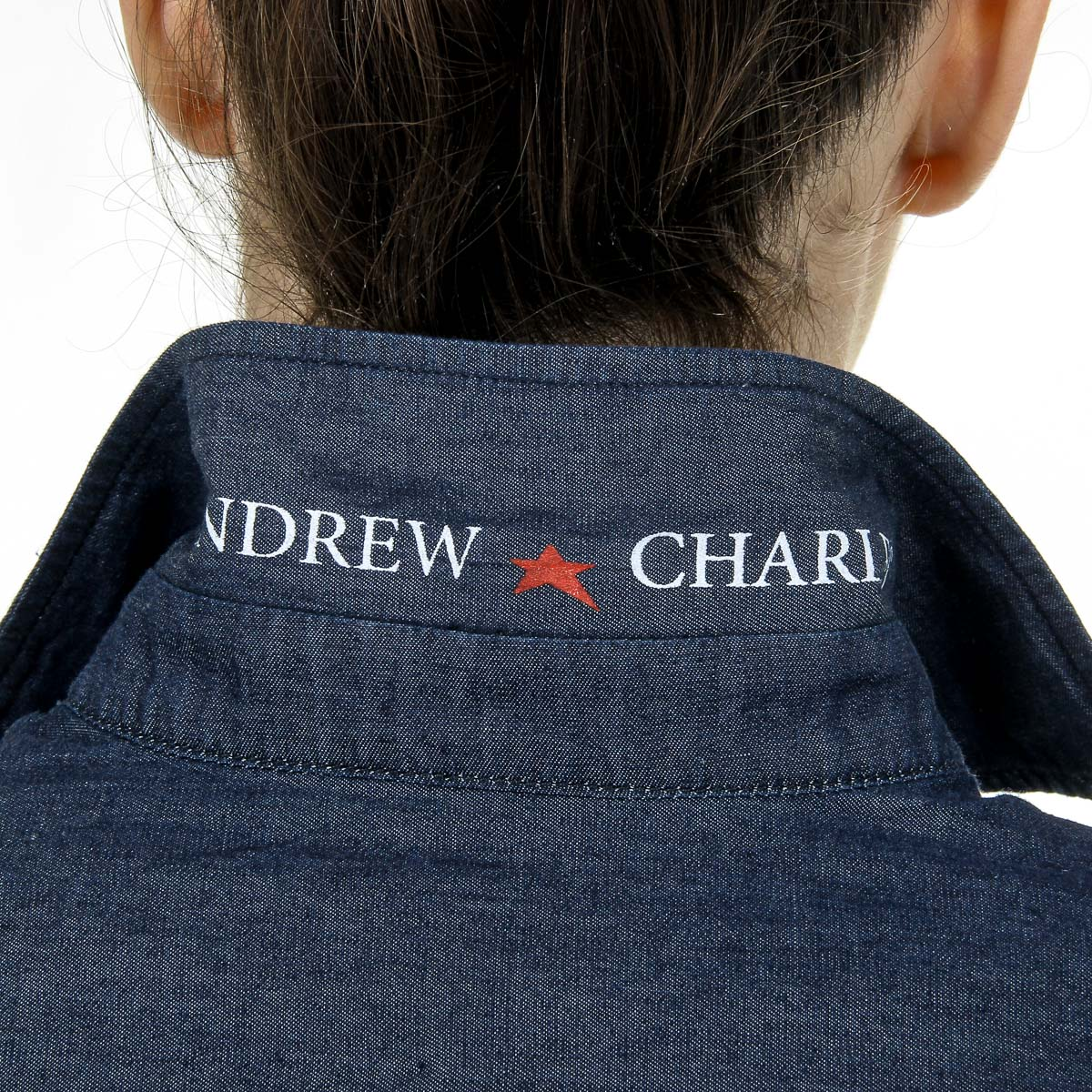 Camisa vaquera de manga larga para mujer de Andrew Charles CAMILIA
