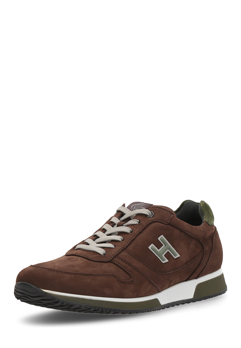 Hogan Mens Sneaker Dark Brown HXM1980R97066XW457G