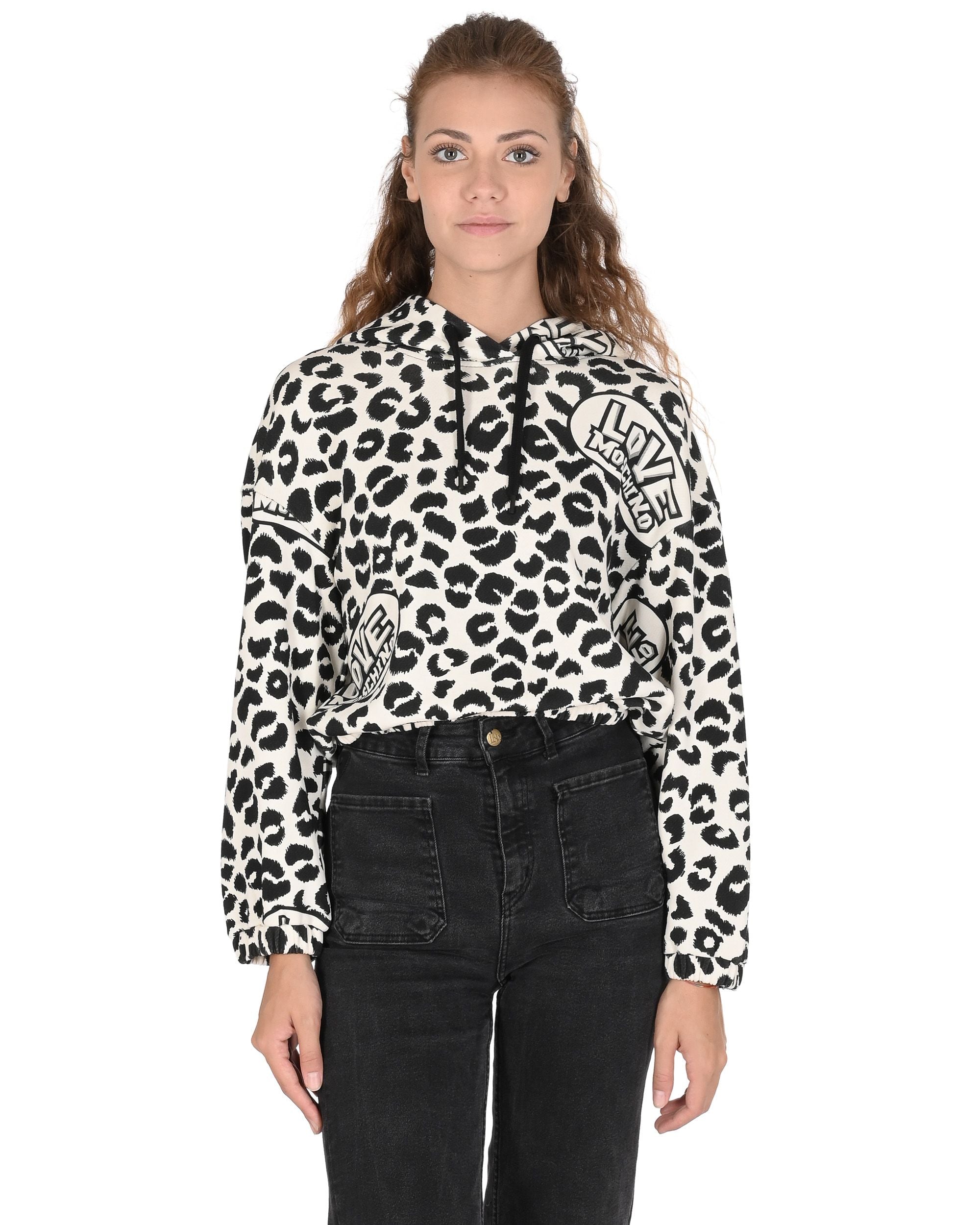 Sudadera para mujer Love Moschino W 6 477 00 M 4408 0010 LEOLOVE F.PANNA