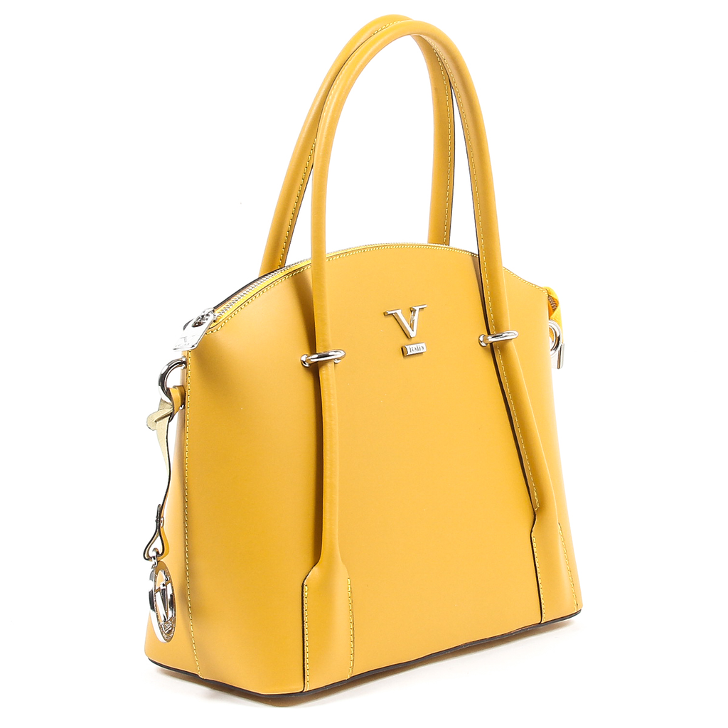 Bolso de mano para mujer V 1969 Italia V003-S RUGA SENAPE