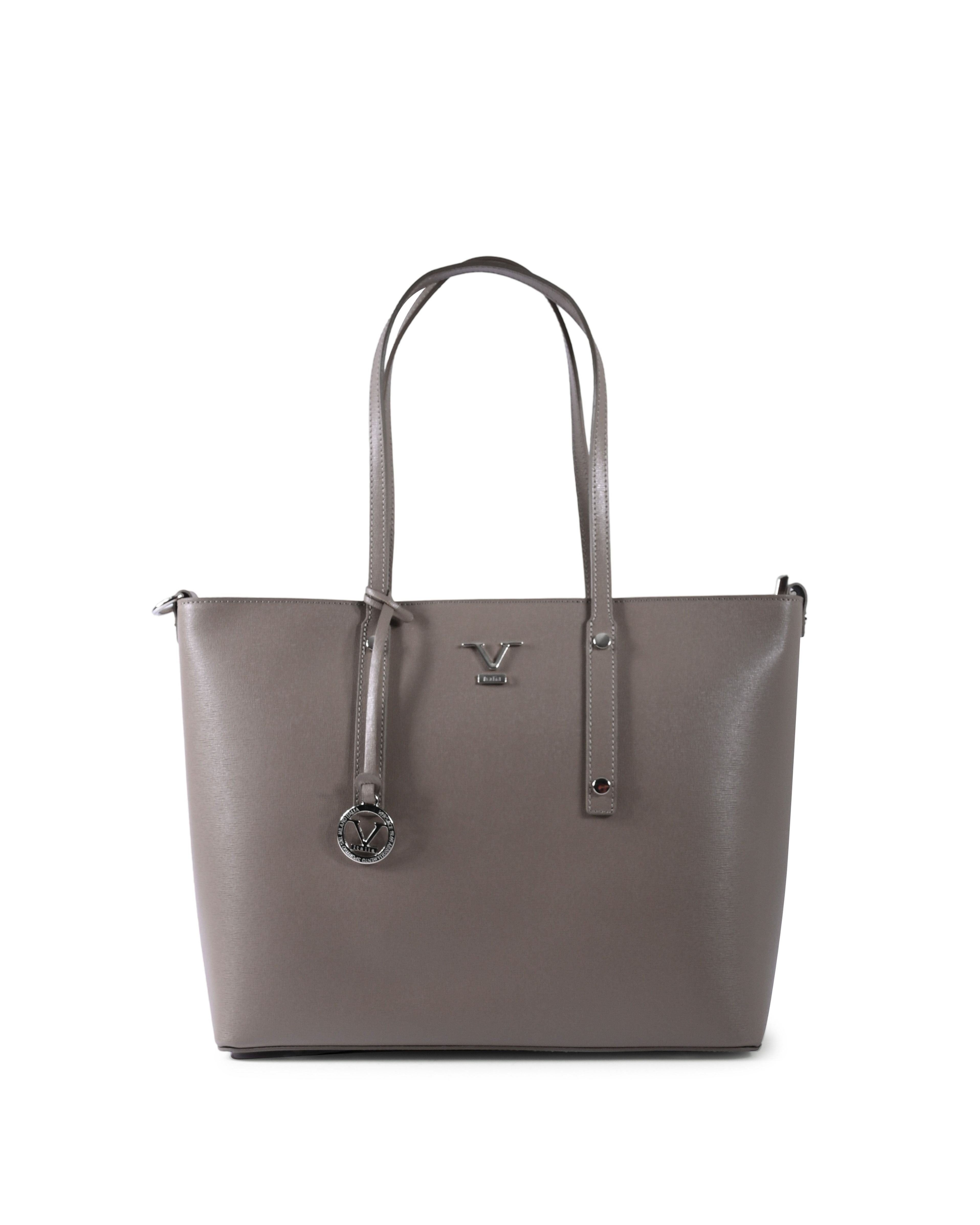 Bolso de mano para mujer V Italia CB1070 SAFFIANO TAUPE