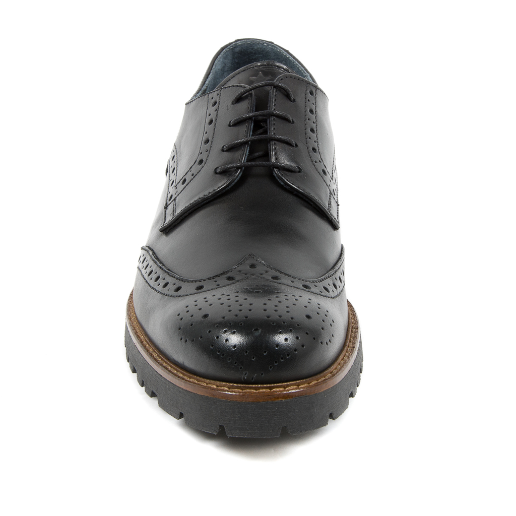 Zapatos brogue negros para hombre de Andrew Charles EDWIN