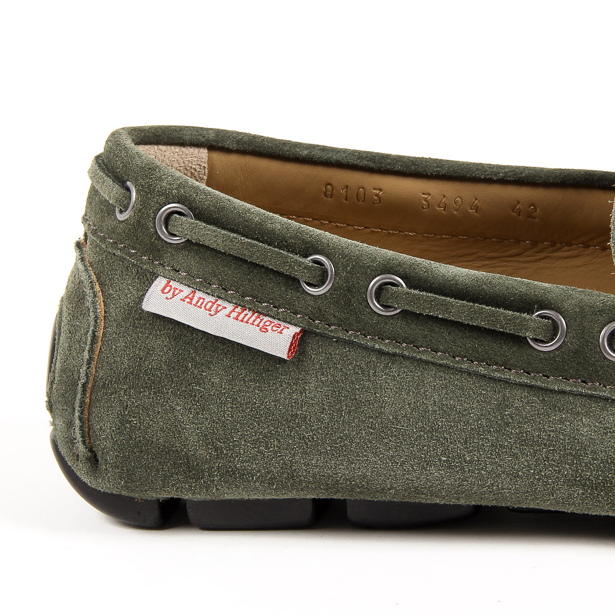 Mocasines Andrew Charles para hombre verde oscuro STEVE
