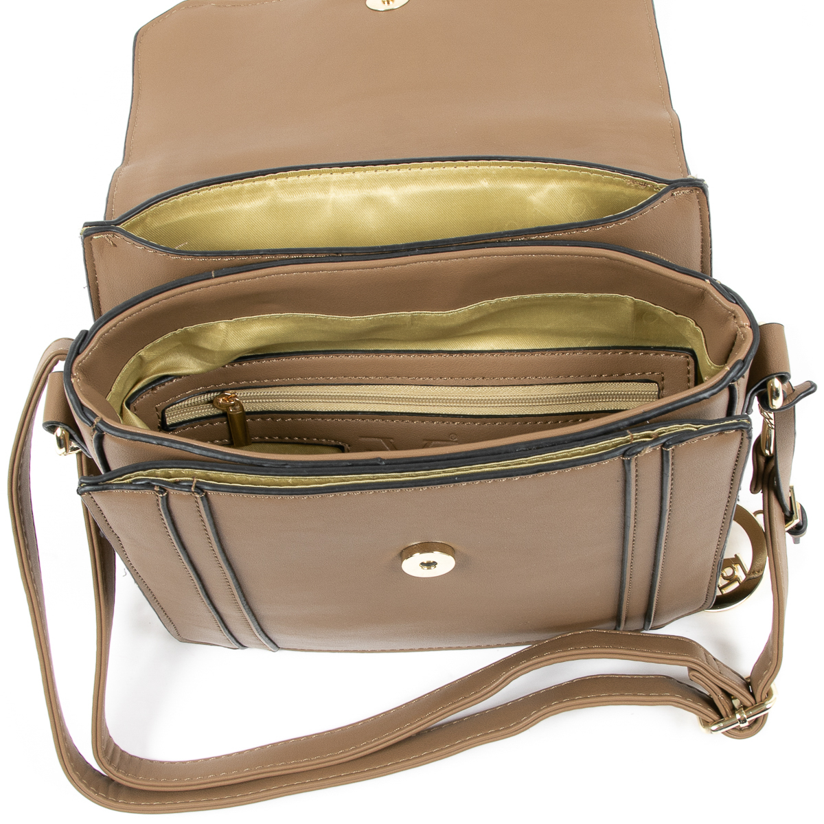 Bolso de mano para mujer V 1969 Italia Marrón LINDA