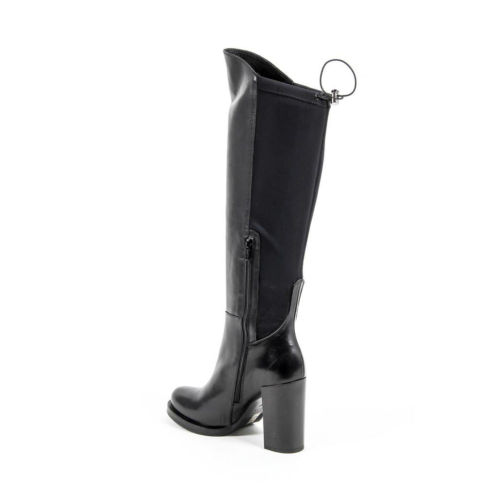 Bota alta Mujer V 1969 Italia B2406 VITELLO NERO LICRA NERO