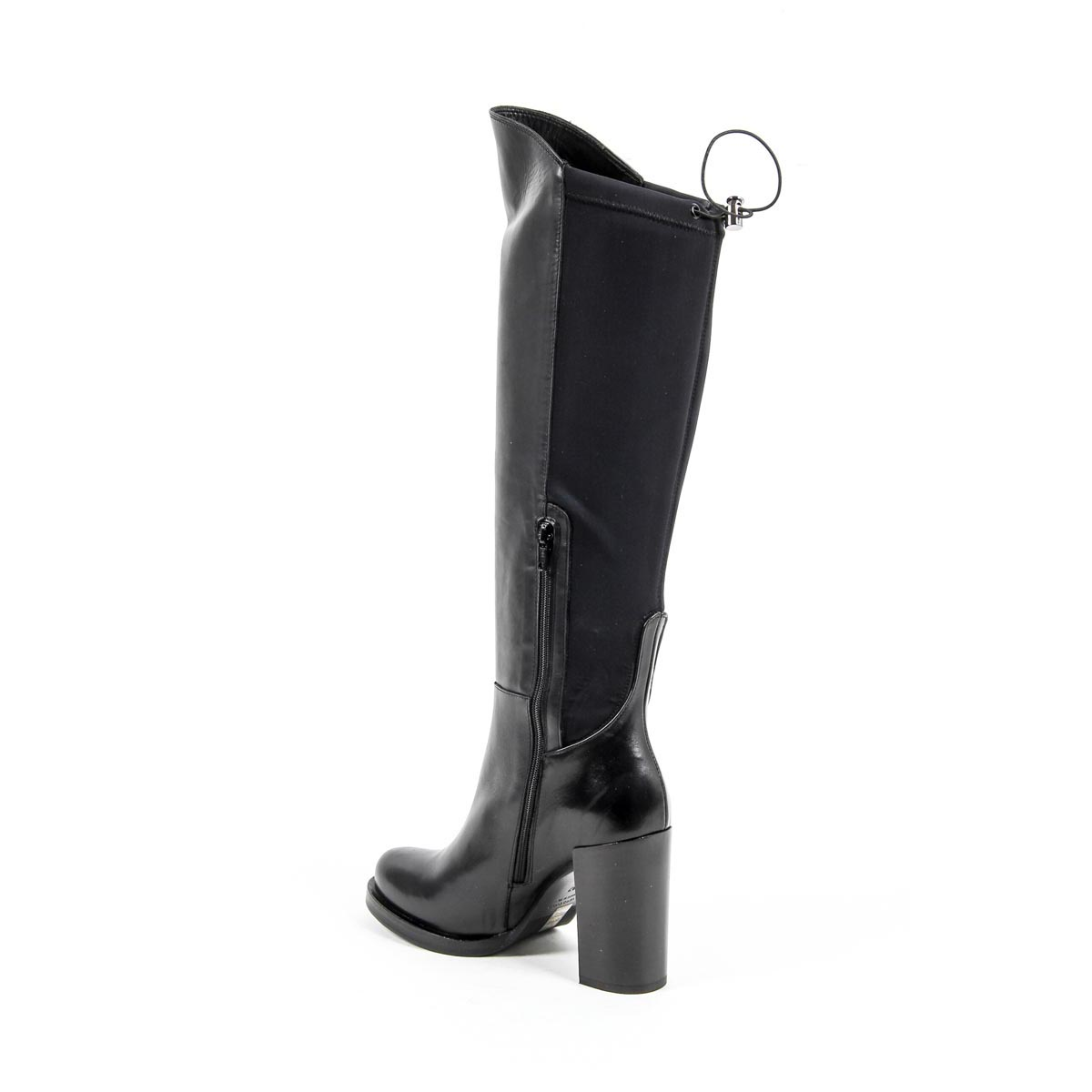 Bota alta Mujer V 1969 Italia B2406 VITELLO NERO LICRA NERO