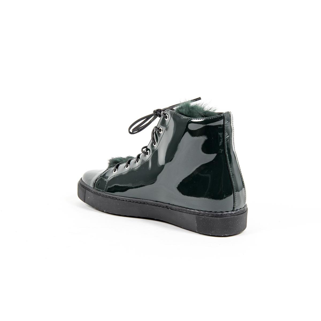 V 1969 Italia Zapatilla alta para mujer 312070 VERNICE VERDE