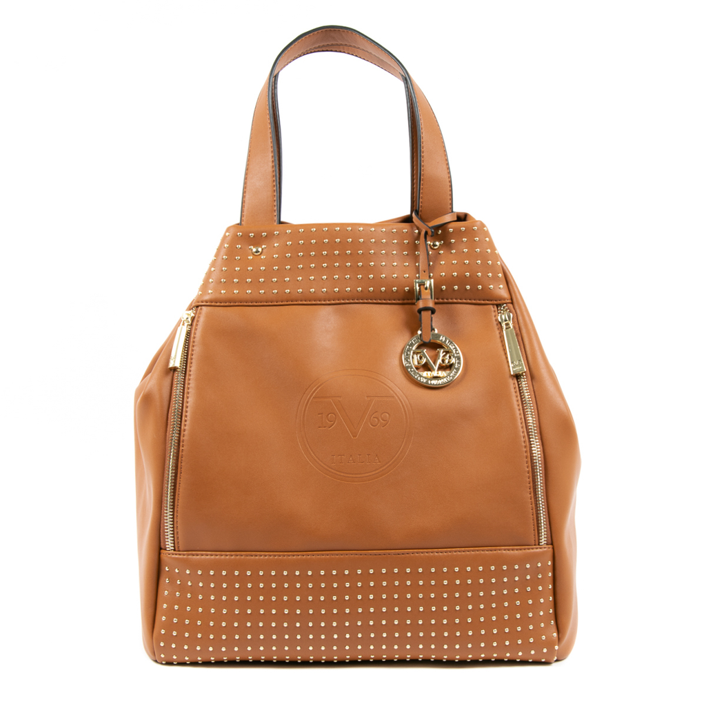 Bolso de mano para mujer V 1969 Italia marrón OLIVIA