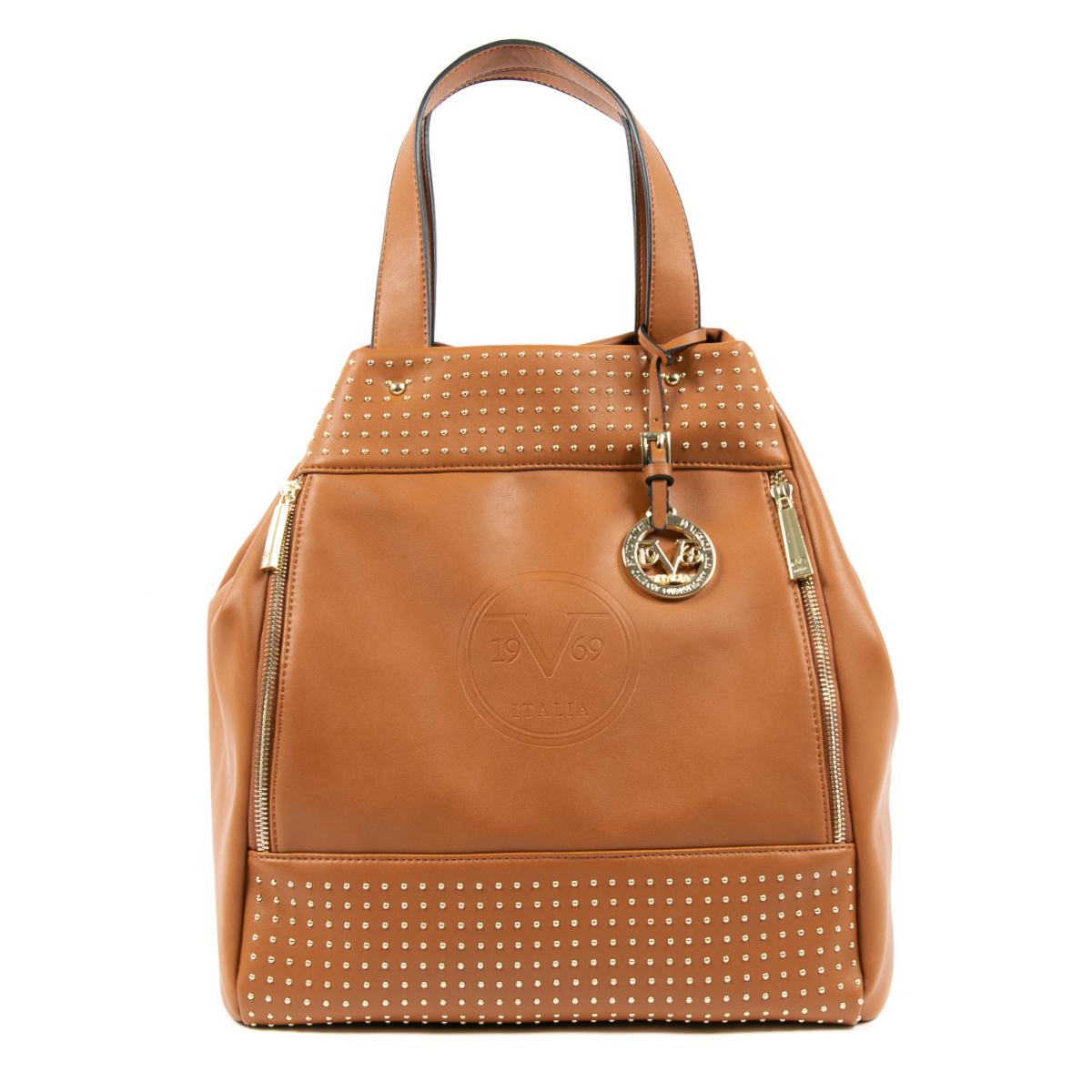 Bolso de mano para mujer V 1969 Italia marrón OLIVIA