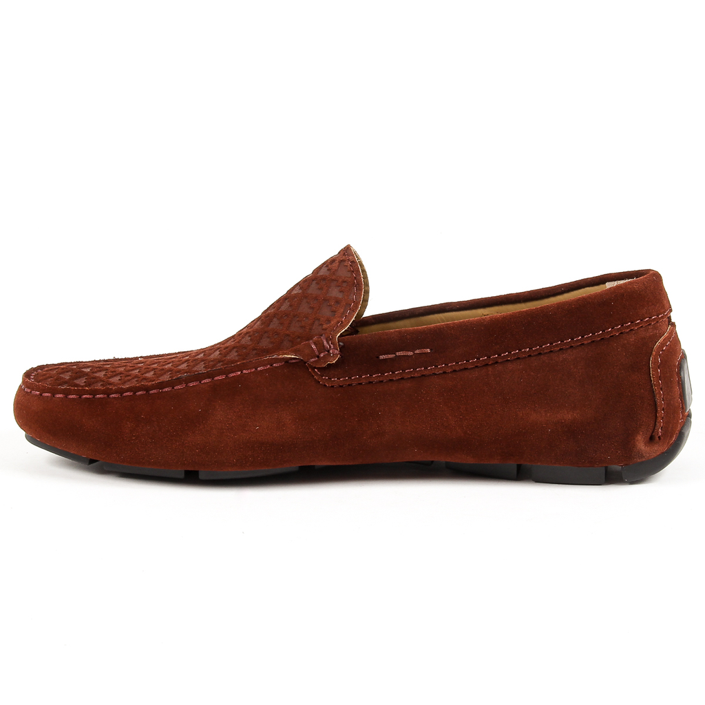 Mocasín Andrew Charles para hombre Burdeos TRON