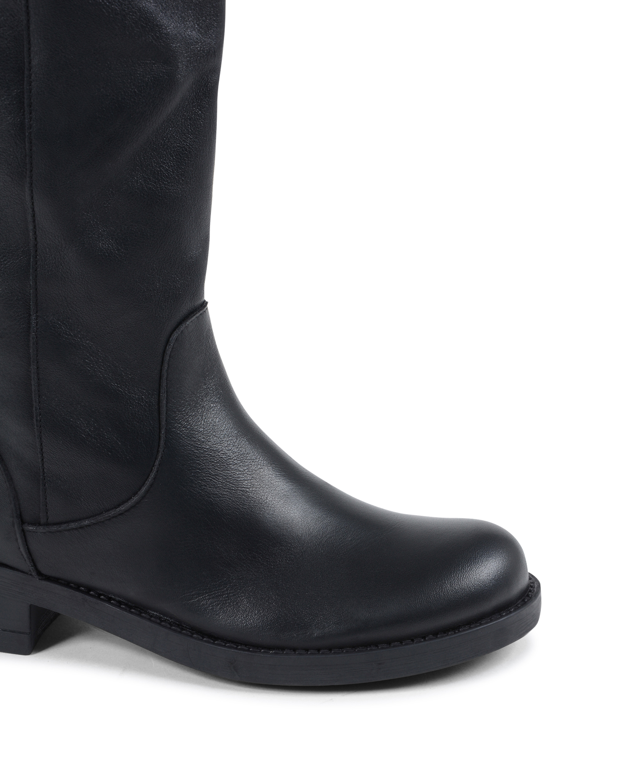 19V69 Italia Bota alta para mujer negra 023 VITELLO NERO