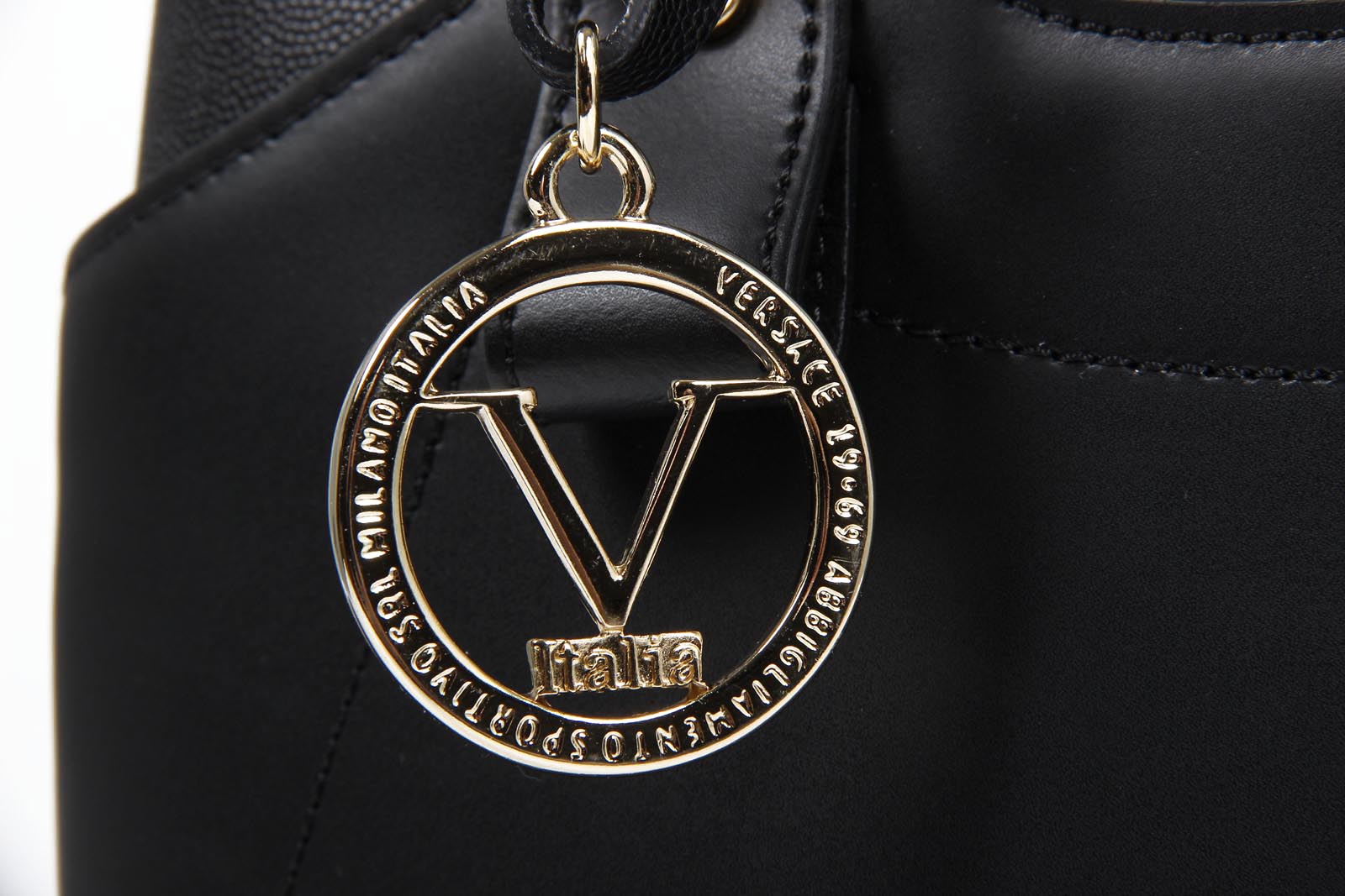 V 1969 Italia Bolso de mujer H491/52 RUGA/BELUGATO NERO