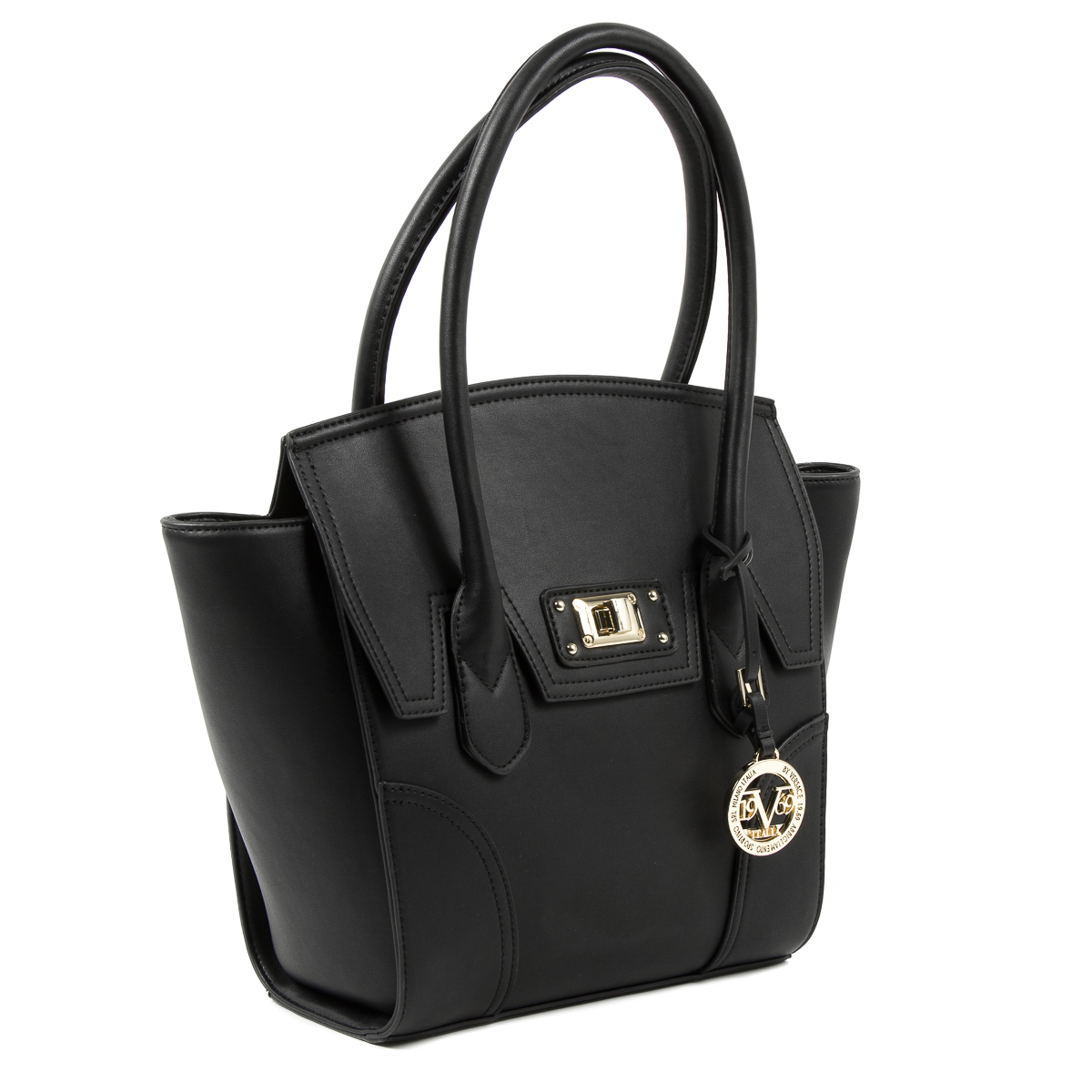Bolso de mano para mujer V 1969 Italia Negro SALLY