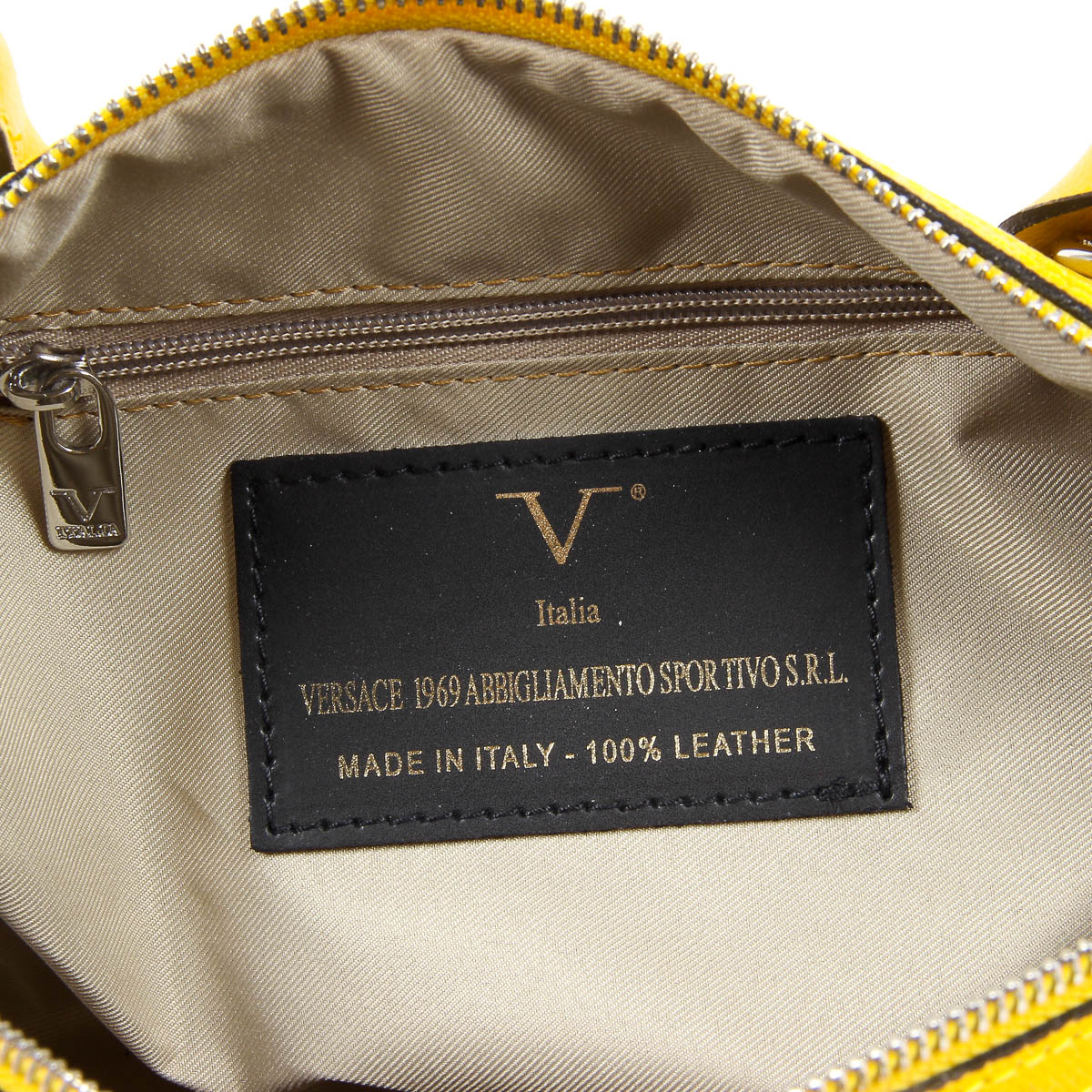 V 1969 Italia Bolso de Mujer V014-S PALMELLATO GIALLO