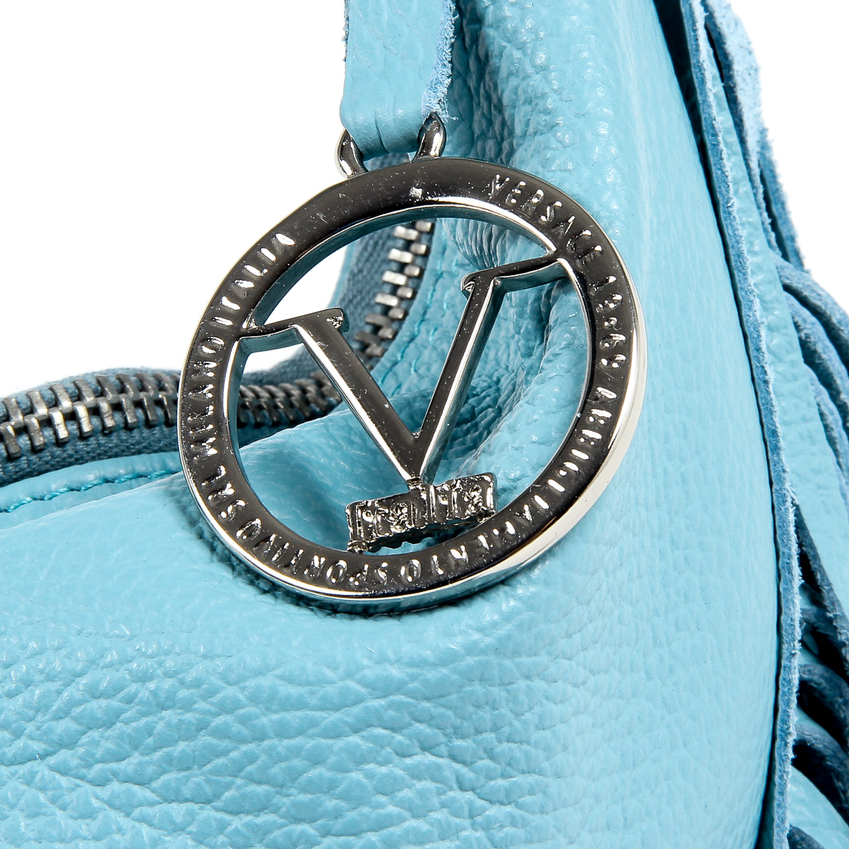 V 1969 Italia Womens Handbag Light Blue OSLO