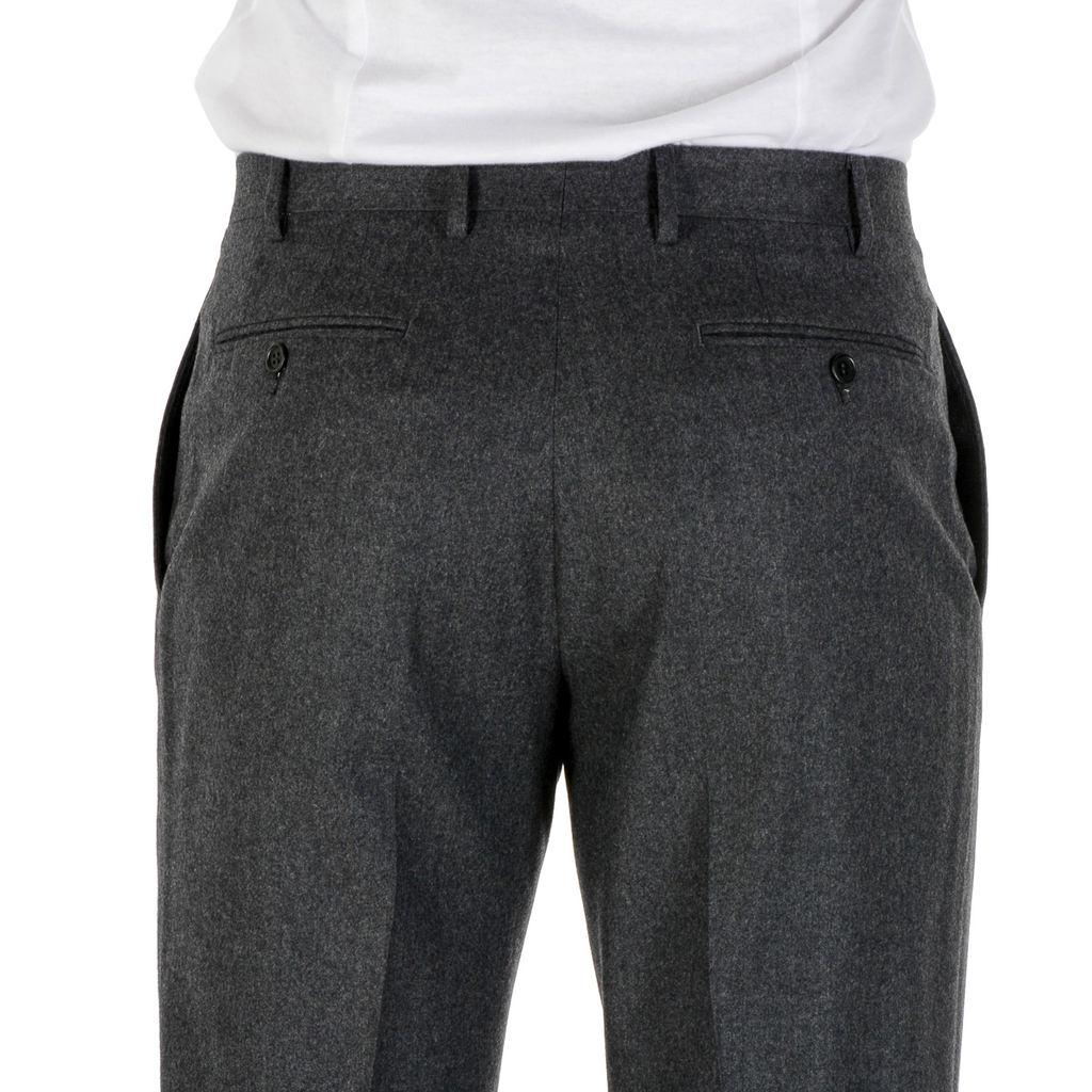 Canali Mens Pants Dark Grey