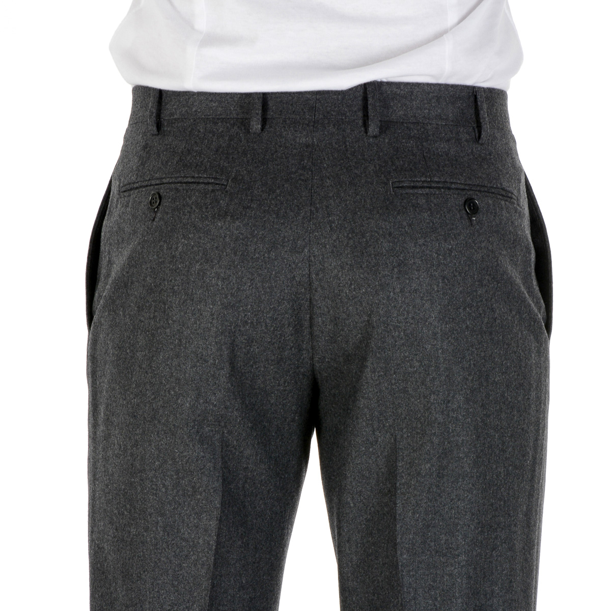 Canali Mens Pants Dark Grey