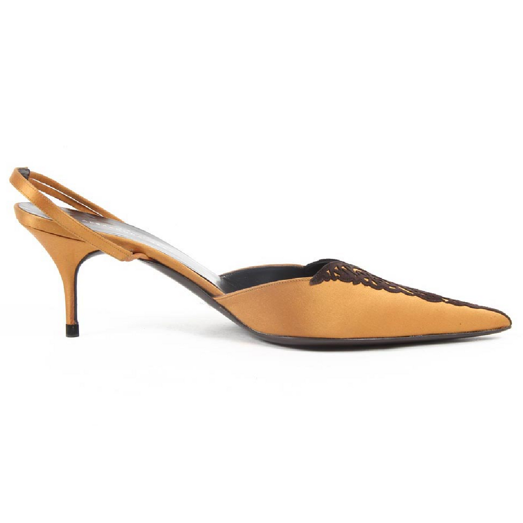 Alexandra Neel Sandalia de tira trasera para mujer ICONE NARANJA CHOCOLATE